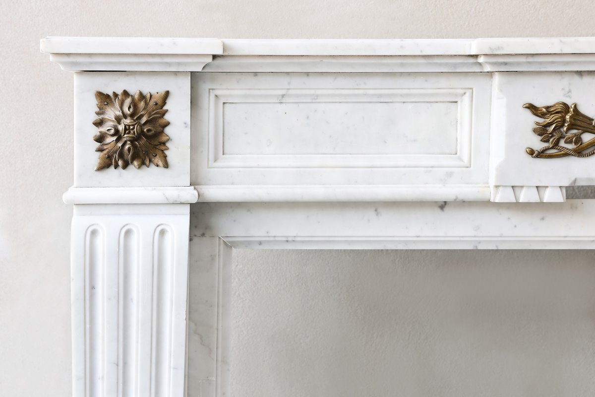 Antique Marble Fireplace-photo-2