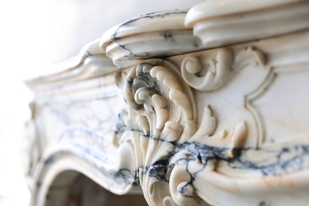 Antique Marble Fireplace-photo-3
