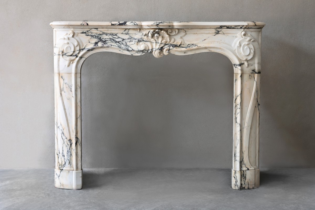 Antique Marble Fireplace
