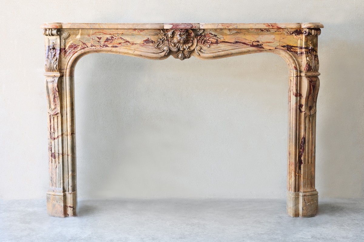 Antique Marble Fireplace
