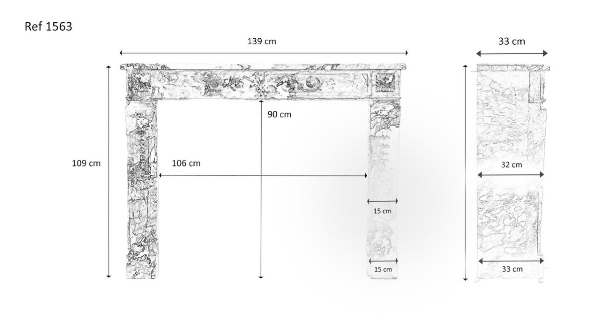 Antique Marble Fireplace-photo-8