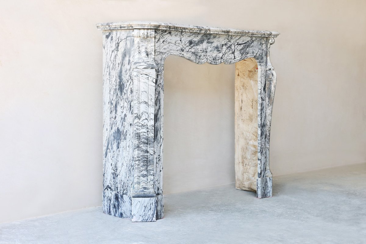 Antique Marble Fireplace-photo-2