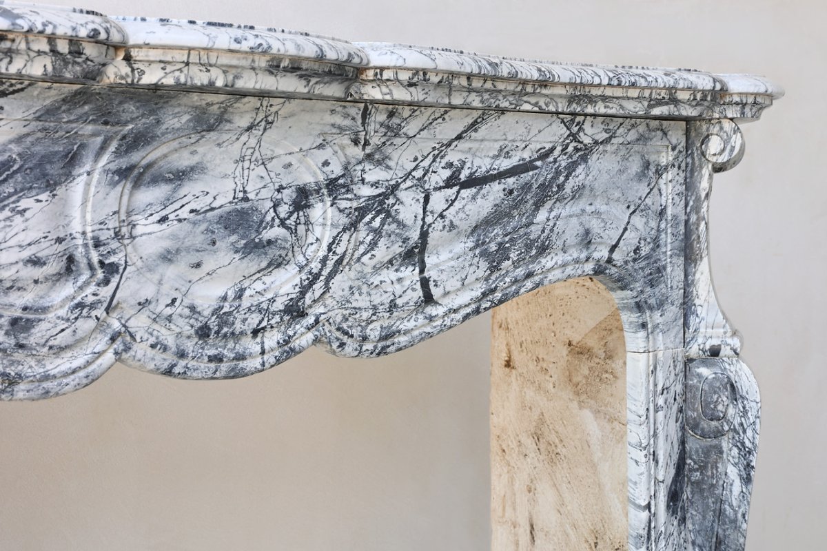 Antique Marble Fireplace-photo-4