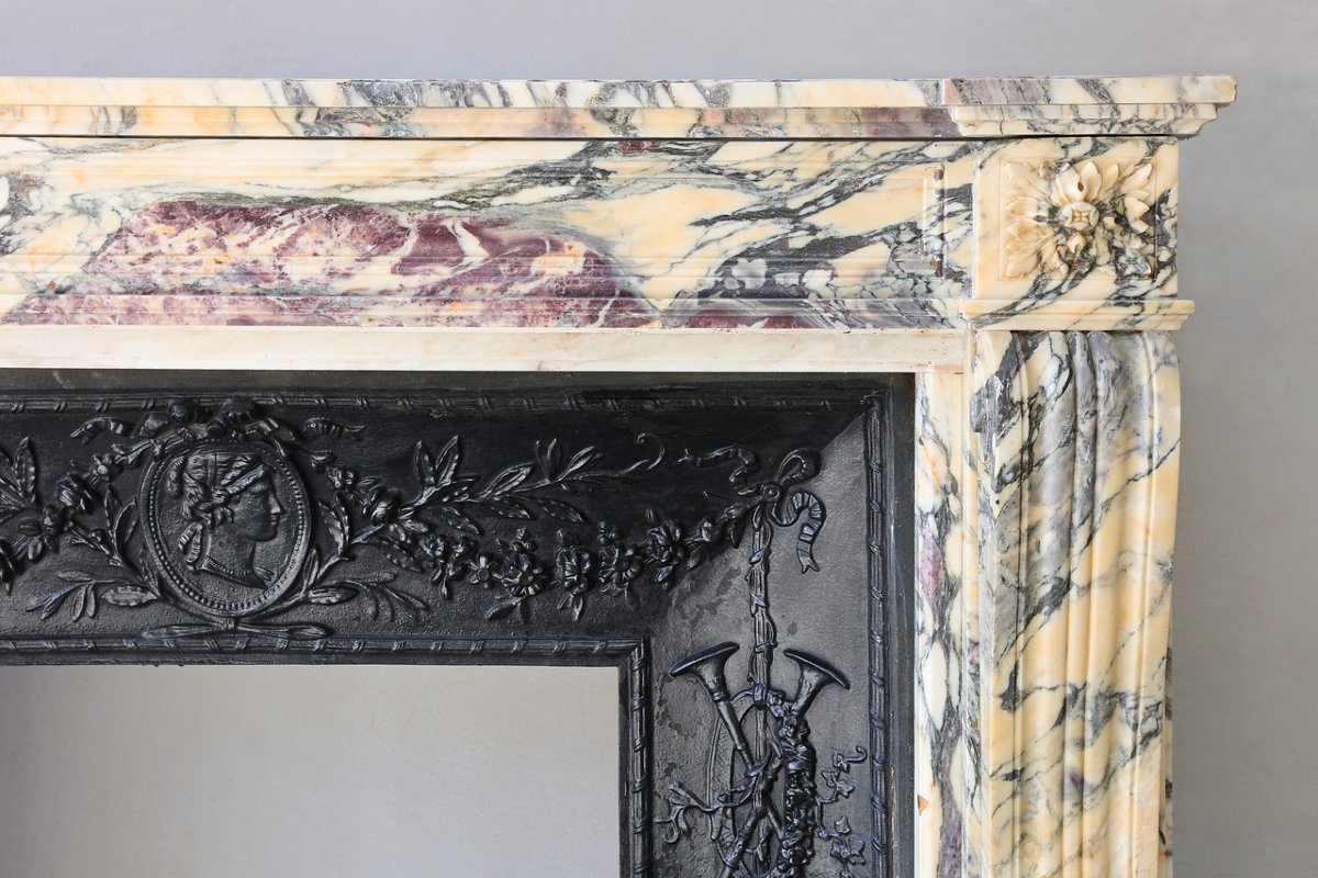 Antique Marble Fireplace-photo-3
