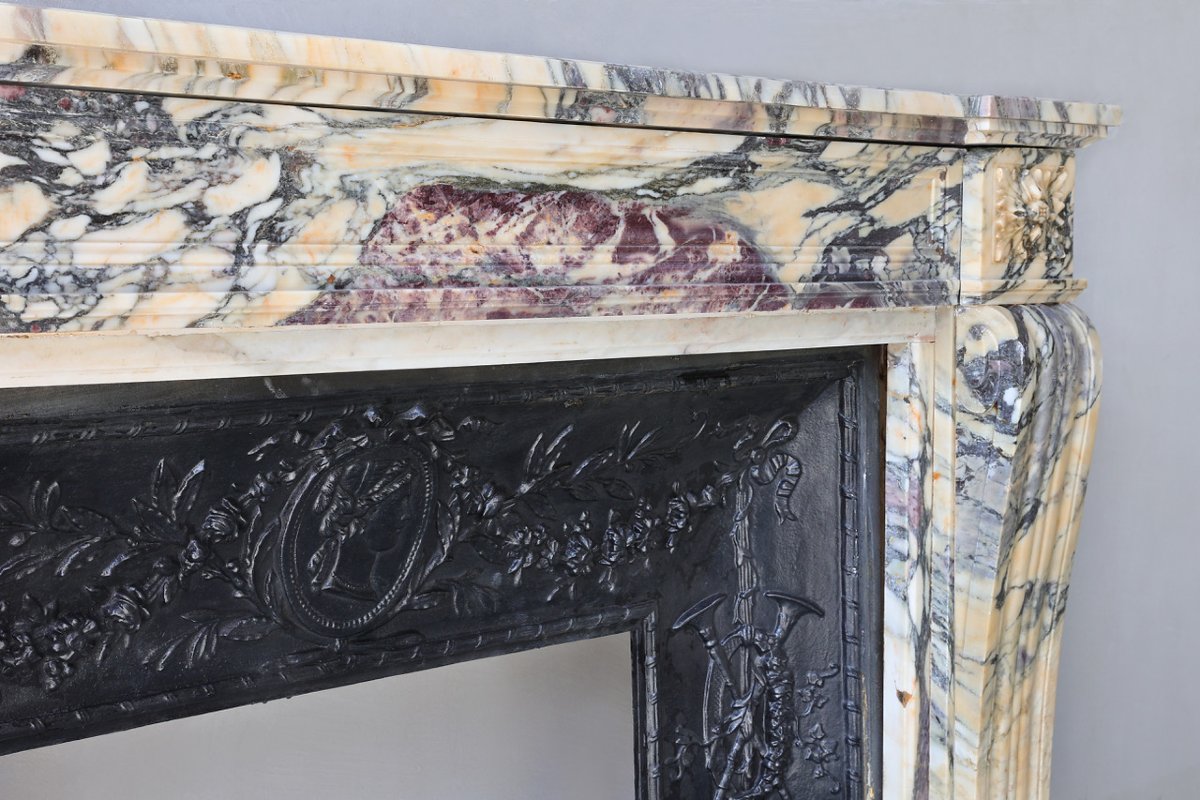 Antique Marble Fireplace-photo-4