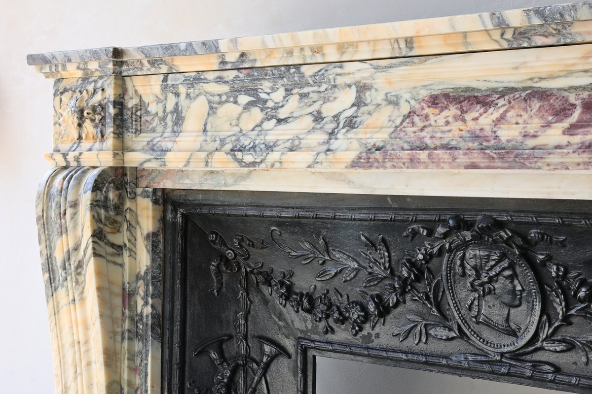 Antique Marble Fireplace-photo-2