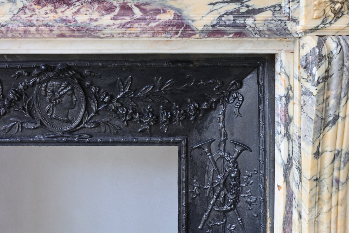 Antique Marble Fireplace-photo-4