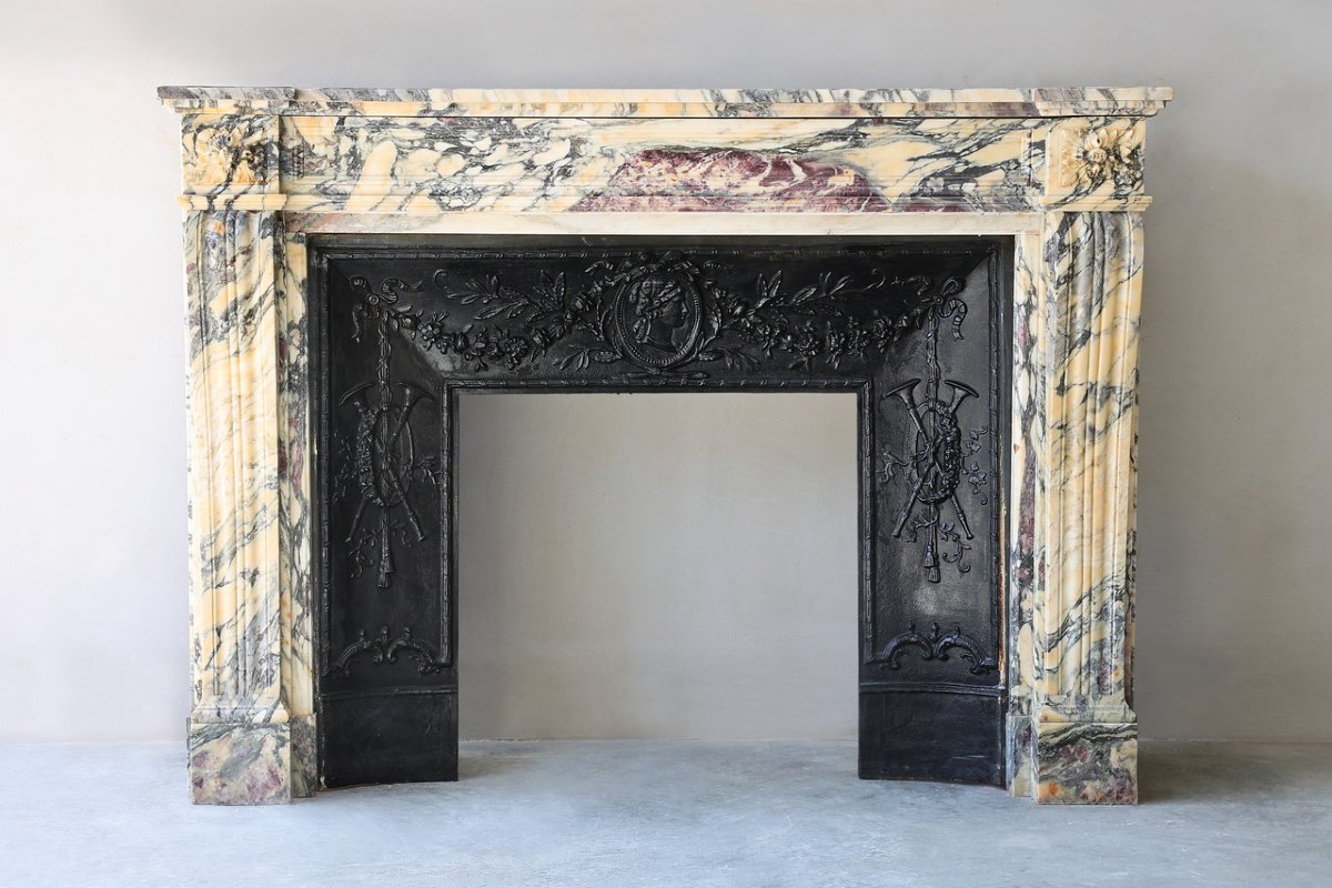 Antique Marble Fireplace