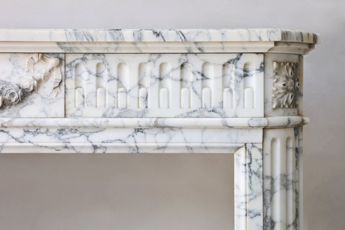 Antique Marble Fireplace-photo-3