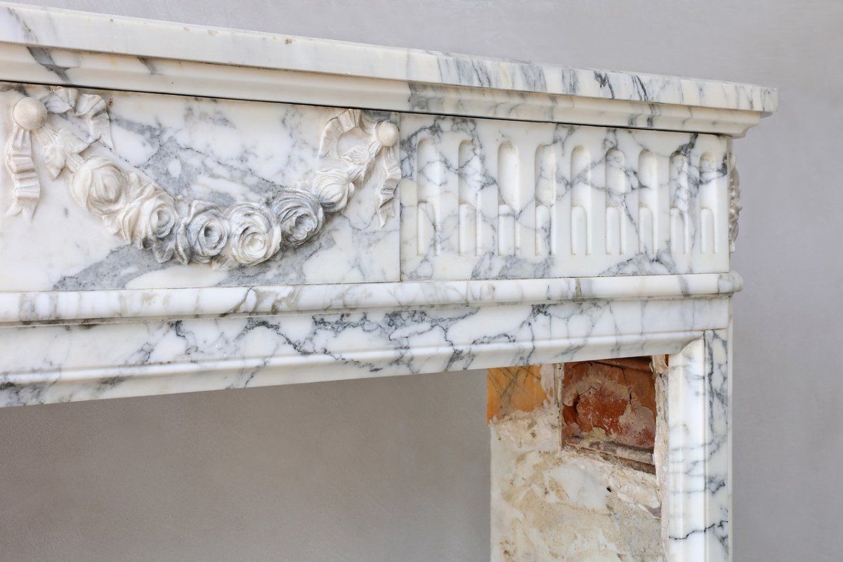 Antique Marble Fireplace-photo-4