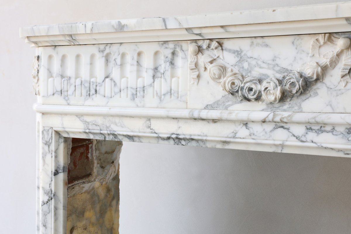 Antique Marble Fireplace-photo-2