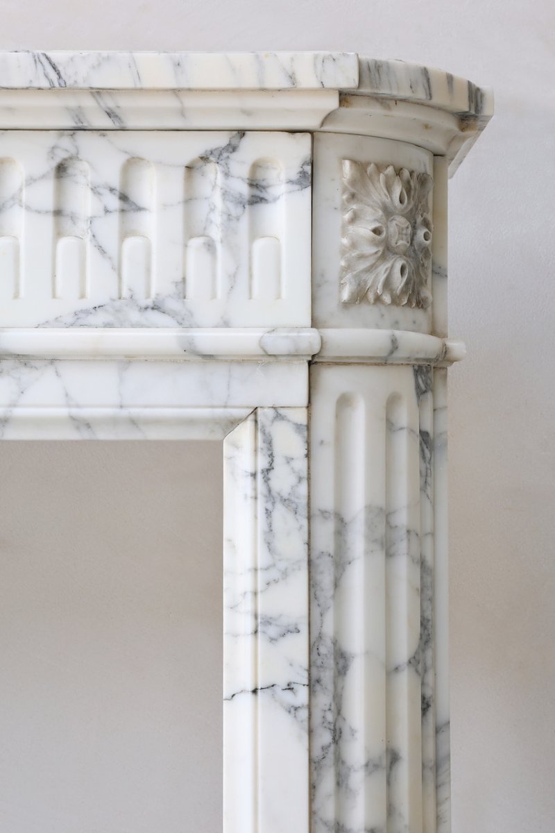 Antique Marble Fireplace-photo-3
