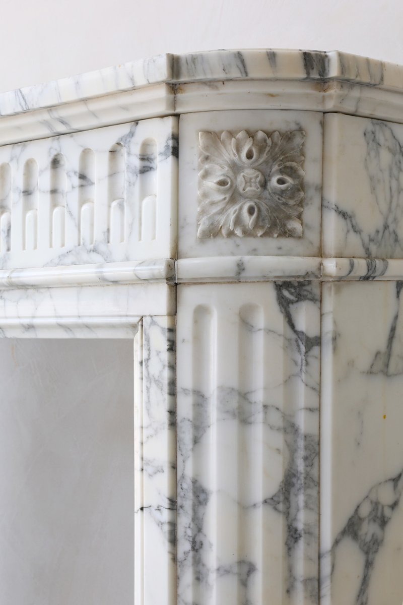 Antique Marble Fireplace-photo-4