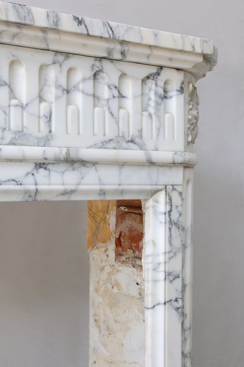 Antique Marble Fireplace-photo-5