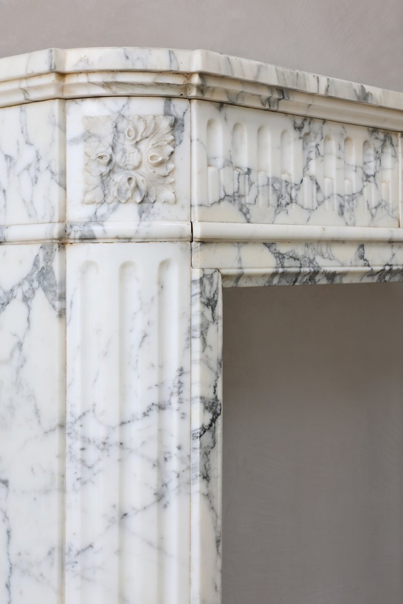 Antique Marble Fireplace-photo-8