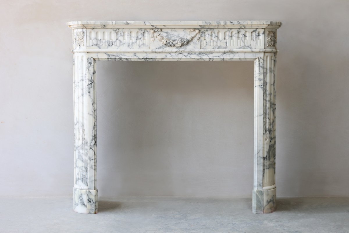 Antique Marble Fireplace