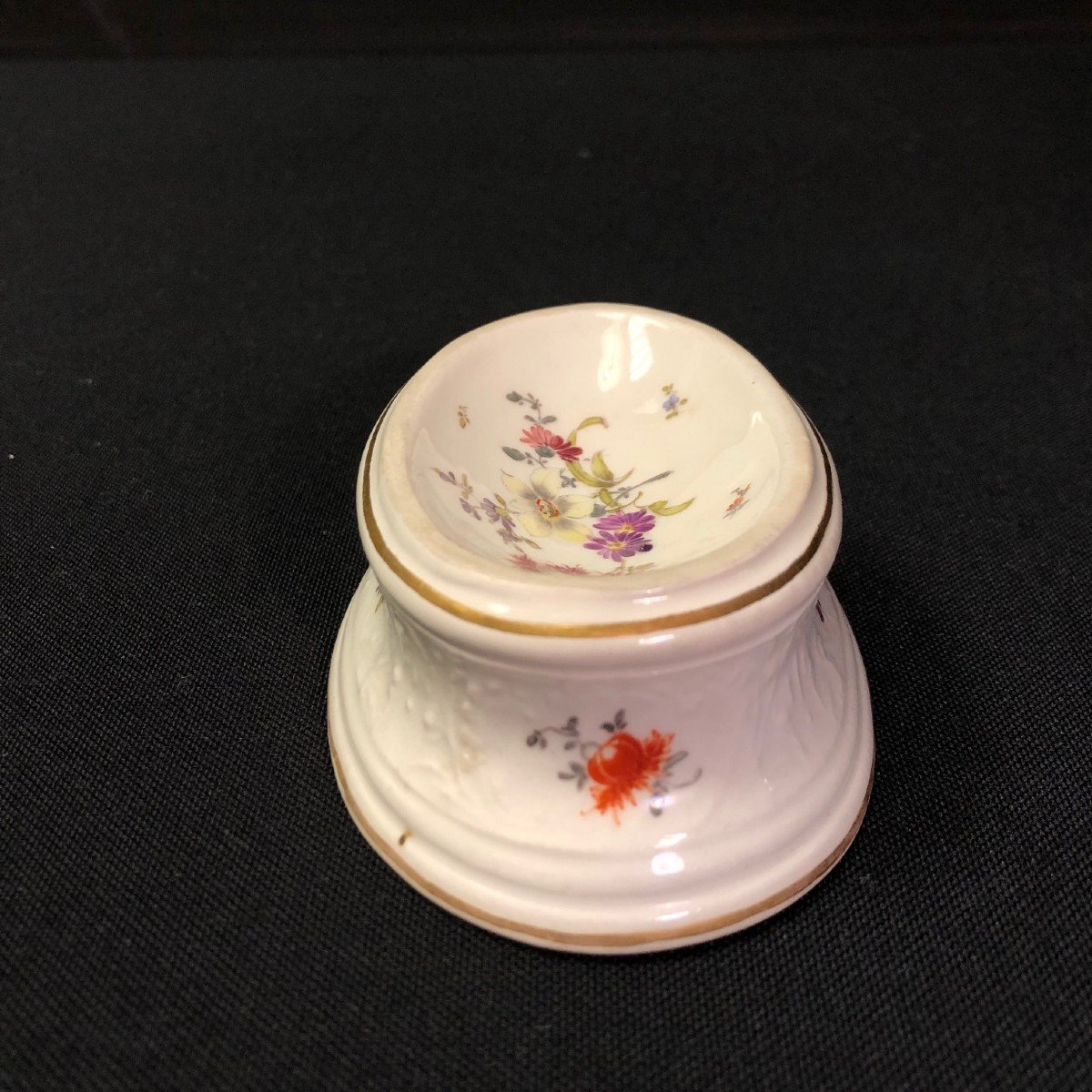 Salière en porcelaine de Meissen, XVIIIème-photo-7