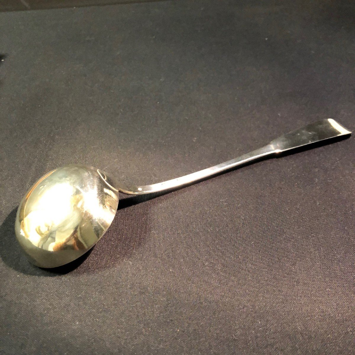 Large Ladle In Solid Silver, Paris Between 1819-1838-photo-5