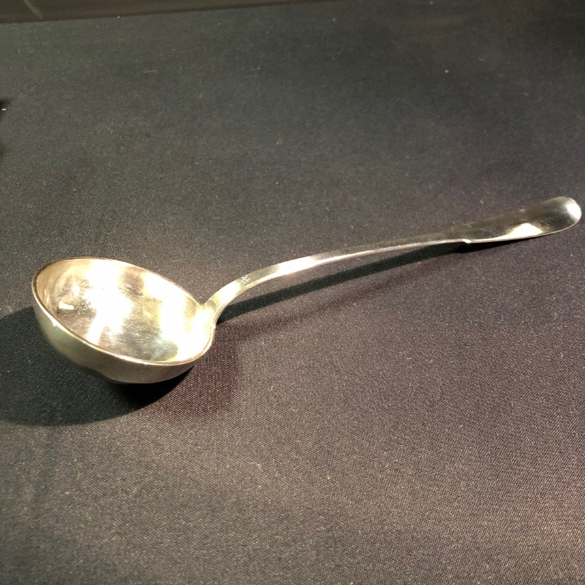 Large Ladle In Solid Silver, Paris Between 1819-1838-photo-6