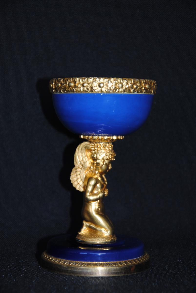 Opaline Cup And Golden Bronze-photo-4