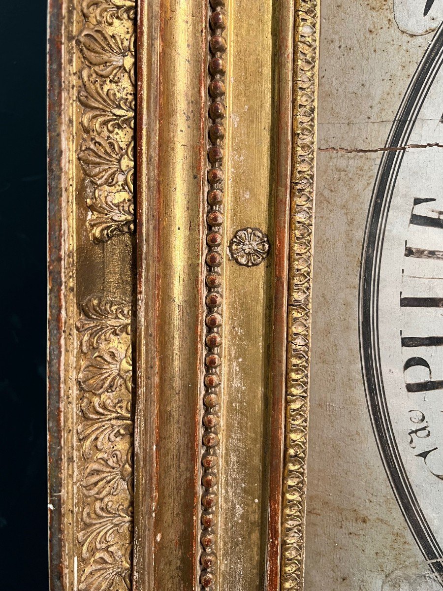 Large Gilded Wood Barometer From The French 19th Century-photo-2