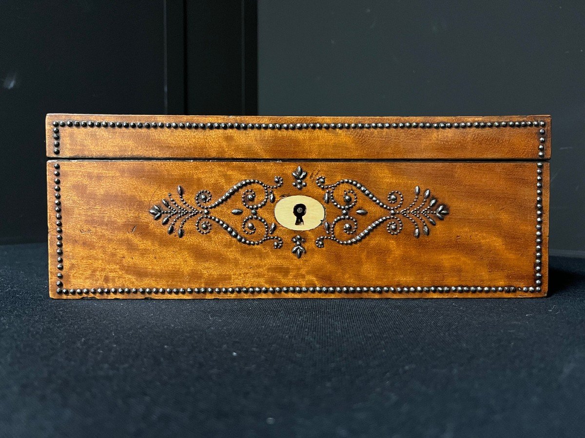 Studded Box From France - Charles X Period -photo-1