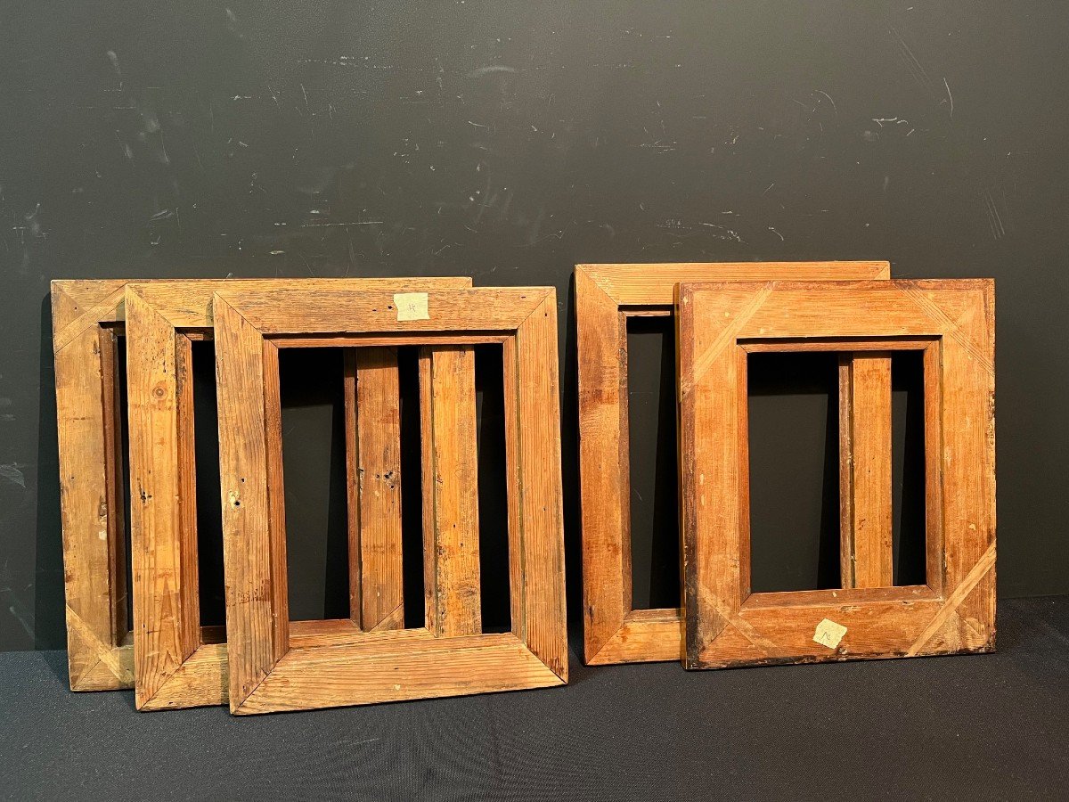 Series Of 5 Pichpin Frames With Engravings-photo-2