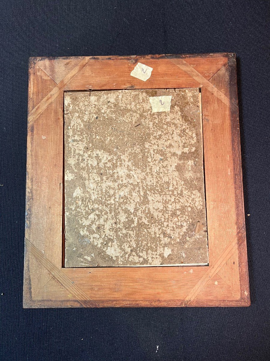 Series Of 5 Pichpin Frames With Engravings-photo-5