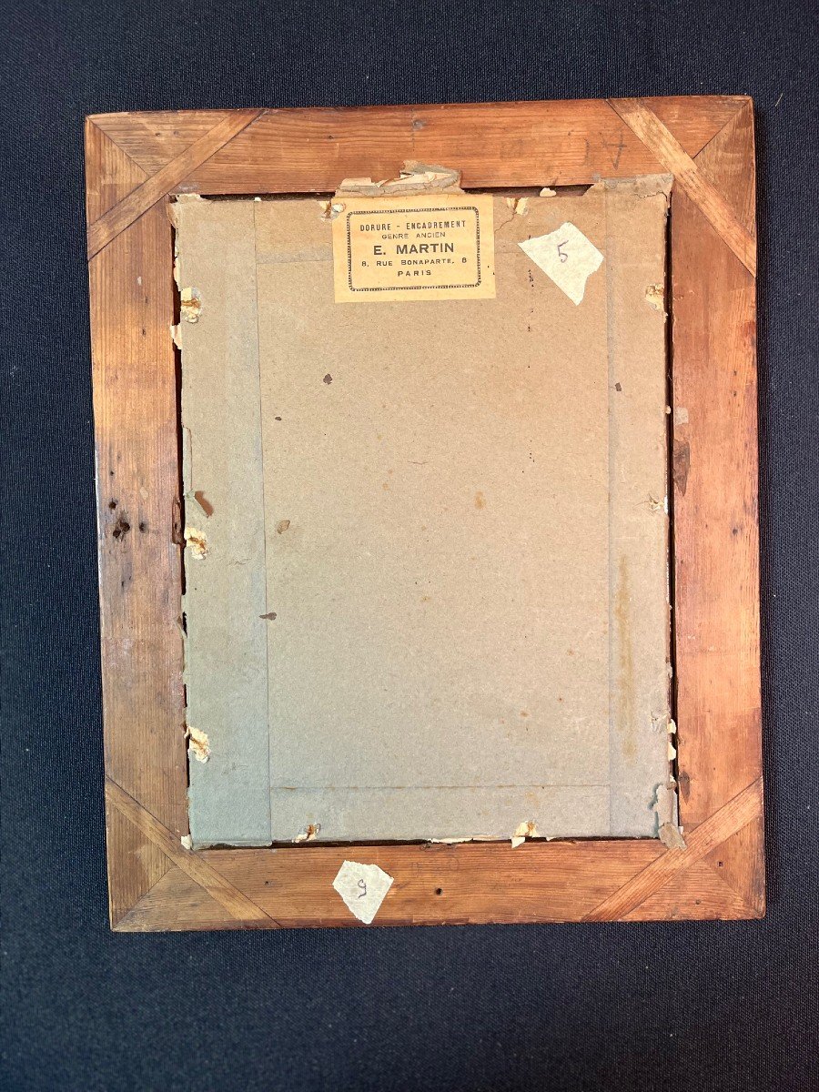 Series Of 5 Pichpin Frames With Engravings-photo-7