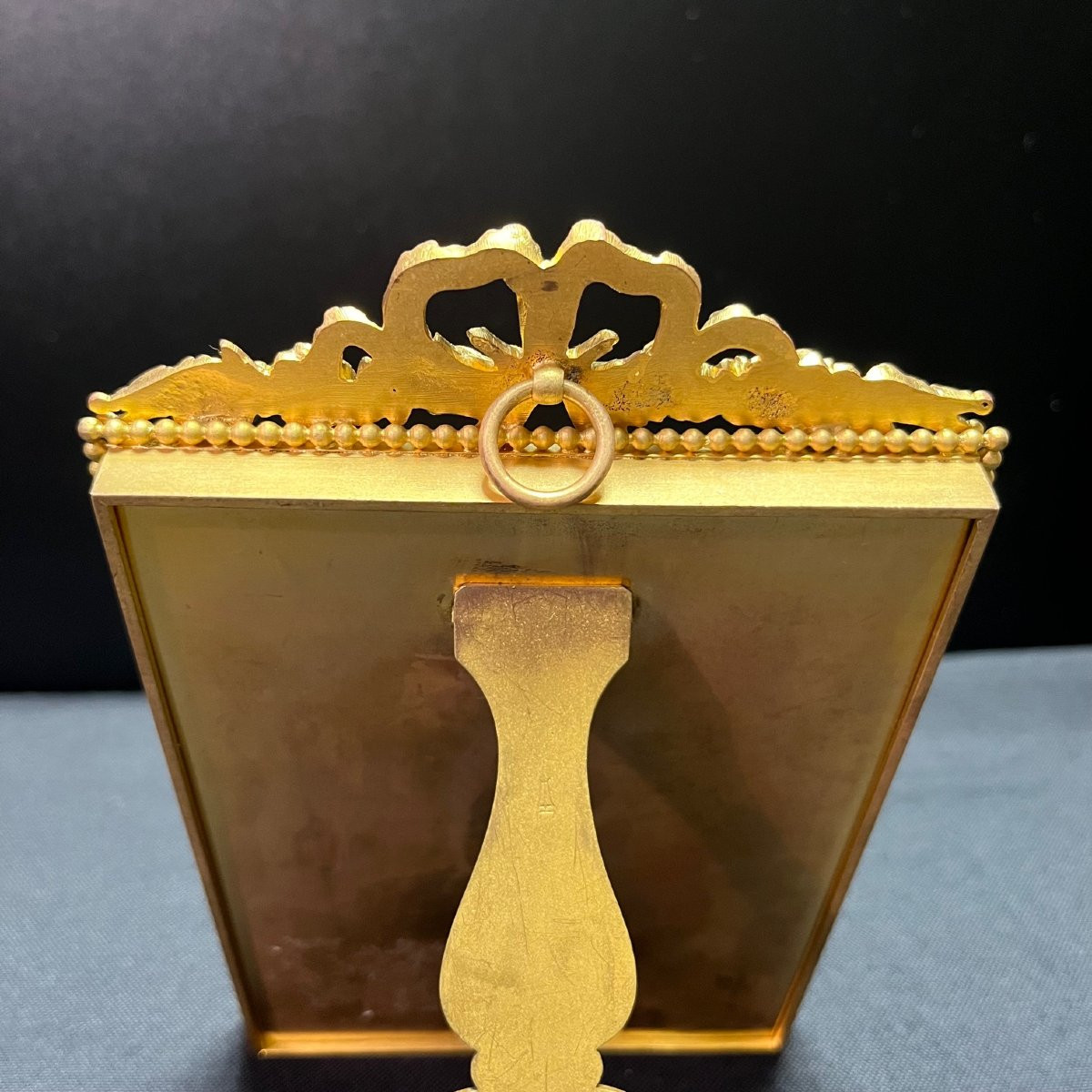 Cadre en bronze doré -photo-2