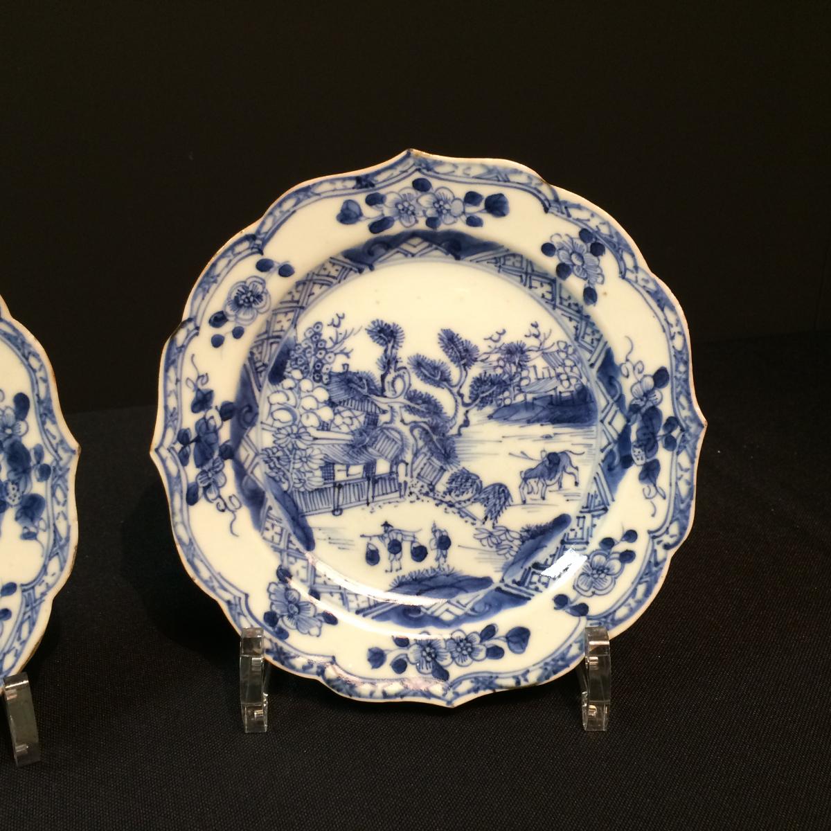 Pair Of Porcelain Plates From China XVIII-photo-4