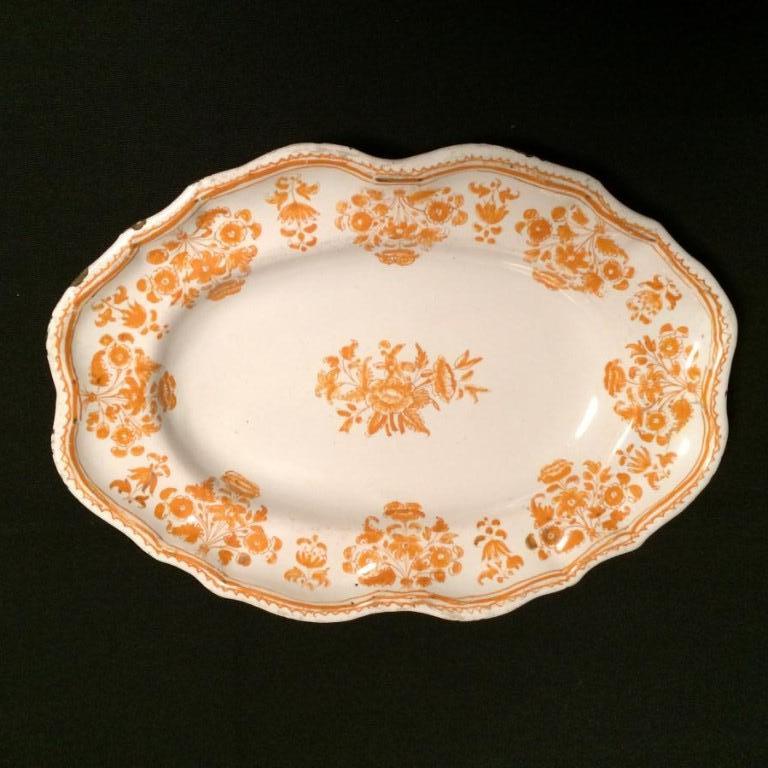 Dish In Earthenware, Moustiers, 18th Century