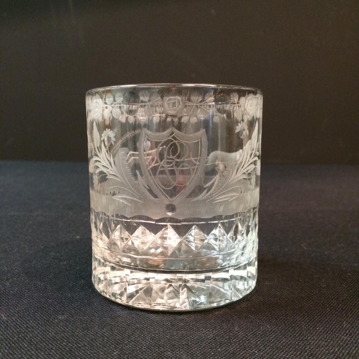 Goblet Called "wedding Glass" In Crystal