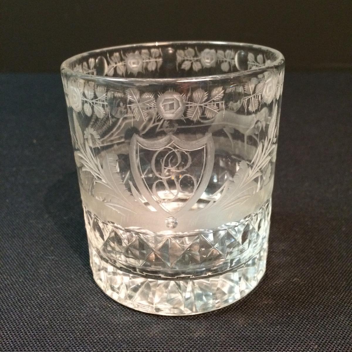 Goblet Called "wedding Glass" In Crystal-photo-2