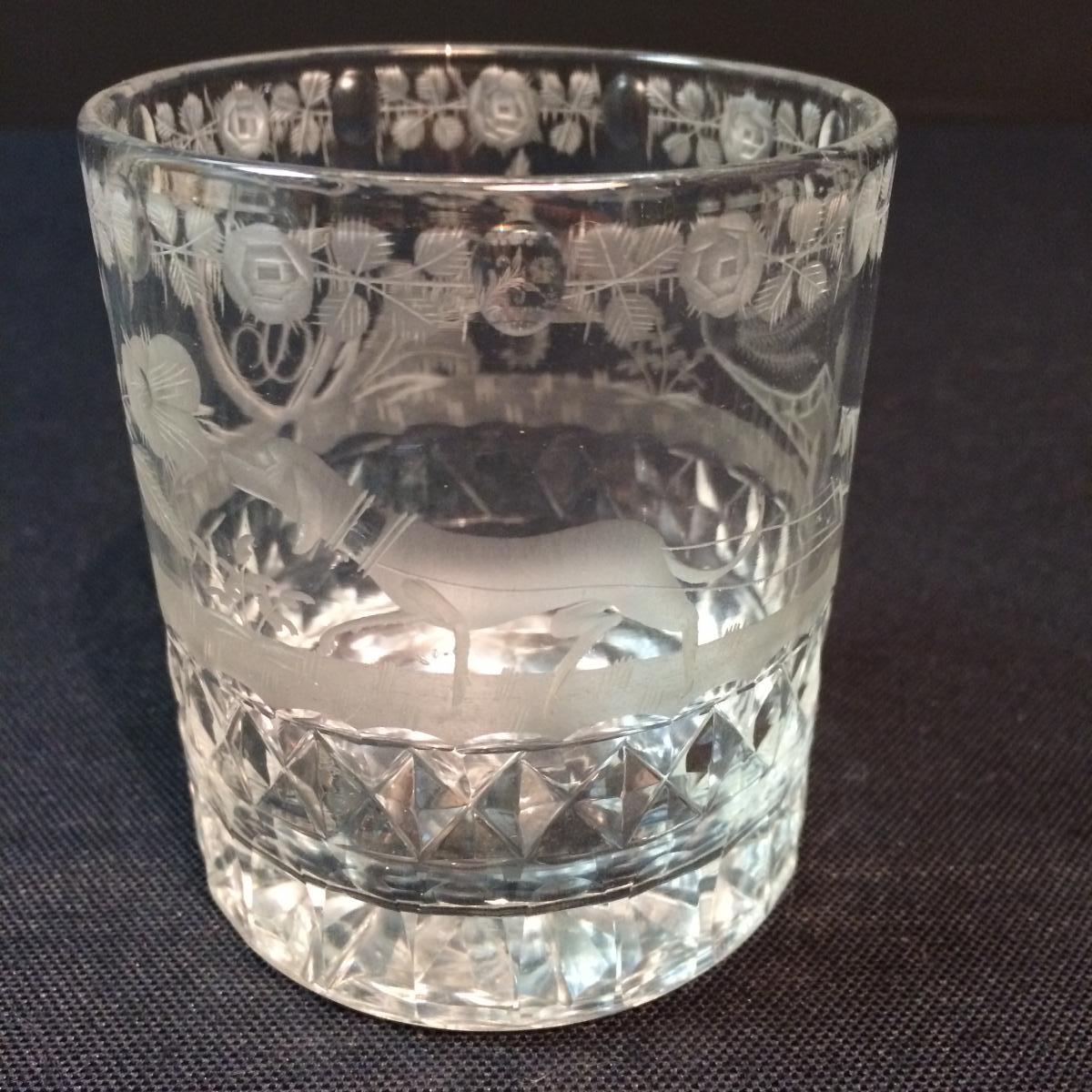 Goblet Called "wedding Glass" In Crystal-photo-4