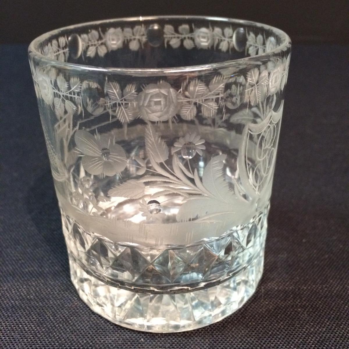 Goblet Called "wedding Glass" In Crystal-photo-2