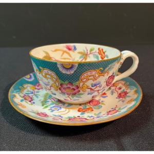 Porcelain Chocolate Or Tea Cup Attributed To Sarreguemines