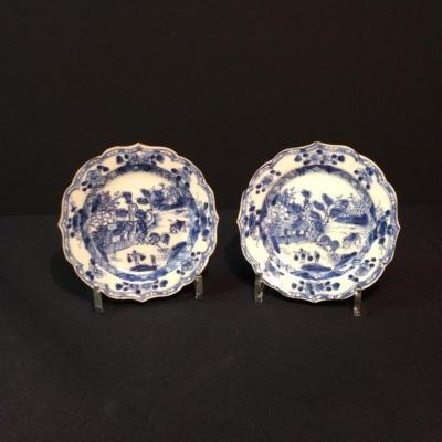 Pair Of Porcelain Plates From China XVIII