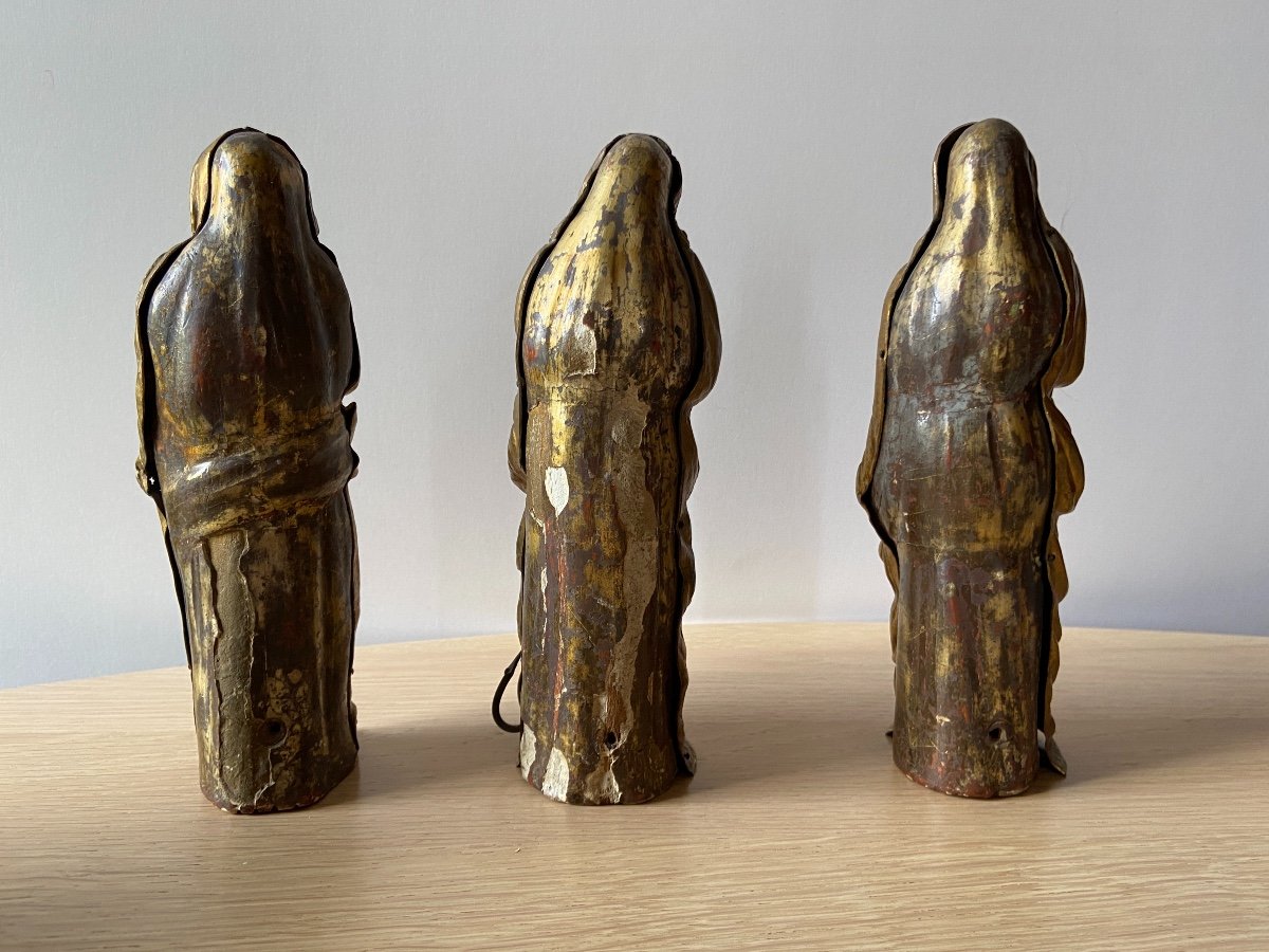 3 Statuettes: The Theological Virtues 17 Century-photo-2