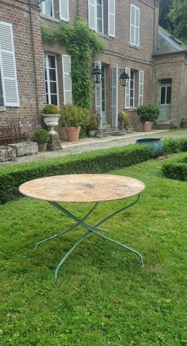 Table De Jardin pliante Vers 1900...