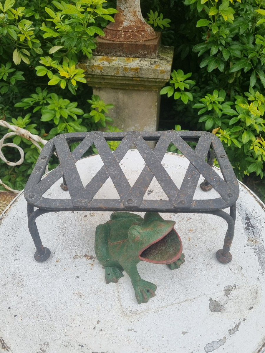Wrought Iron Footrest..... 19th Century