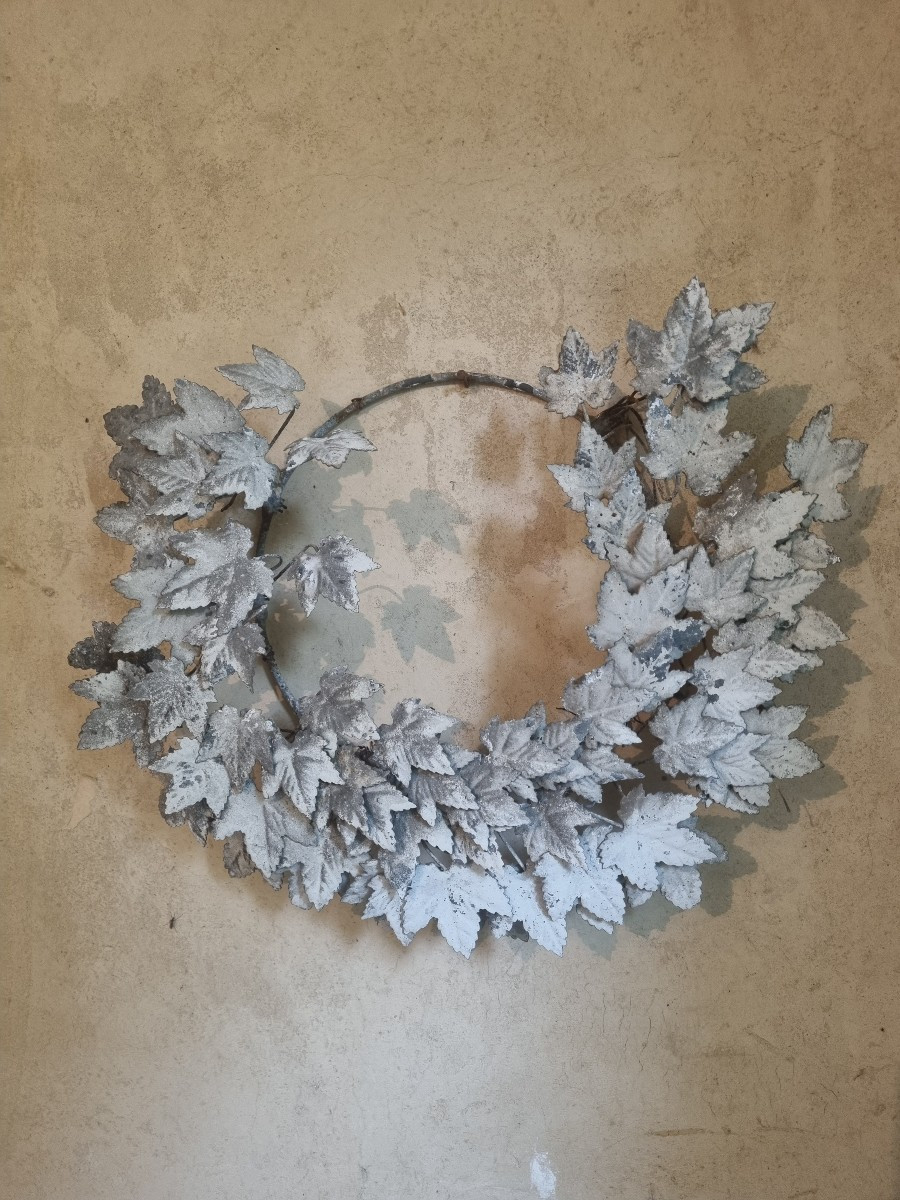 Crown Of Zinc Leaves....19th Century
