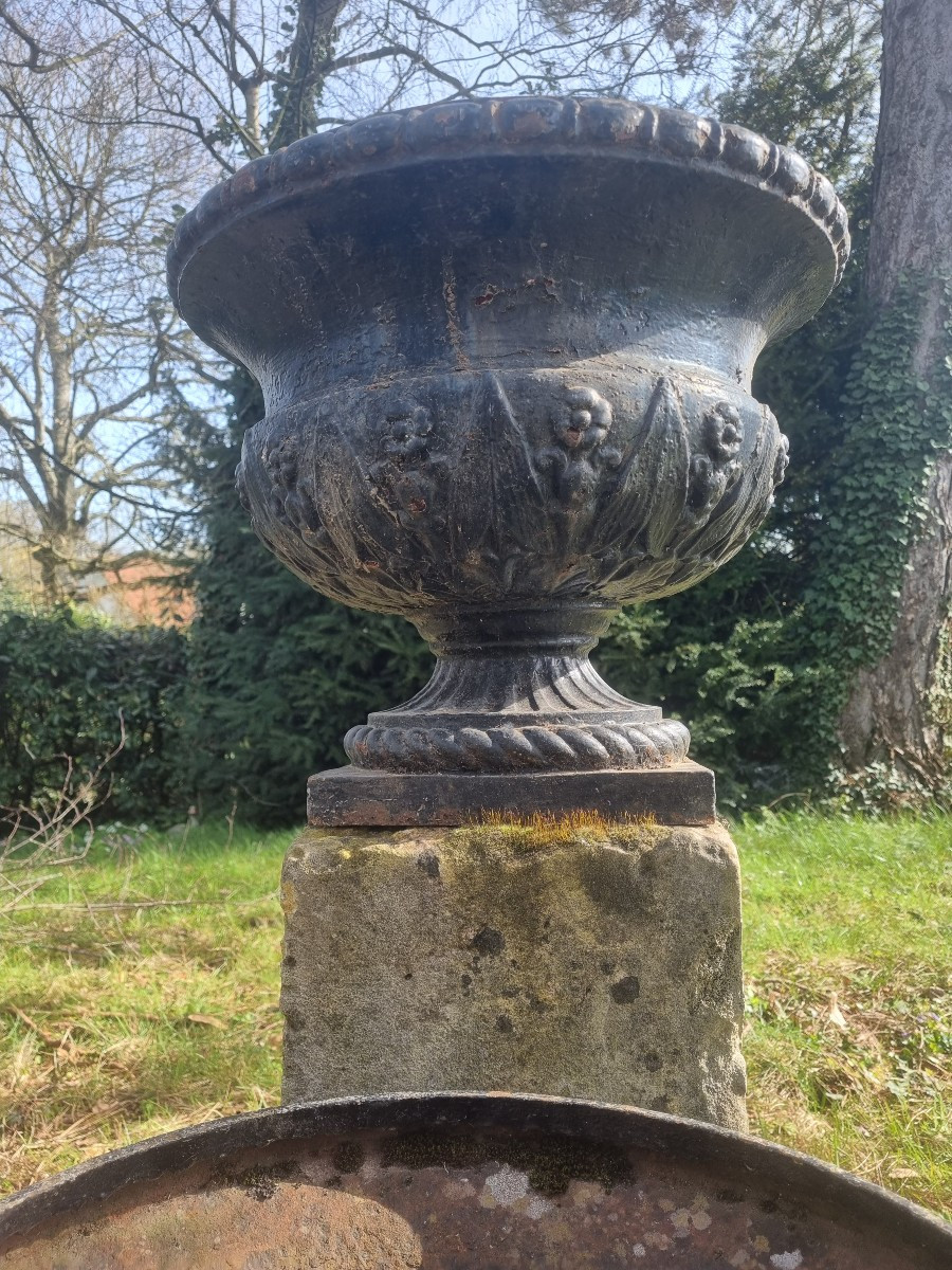 Vasques en Fonte estampillées" DUCEL Paris"-photo-2