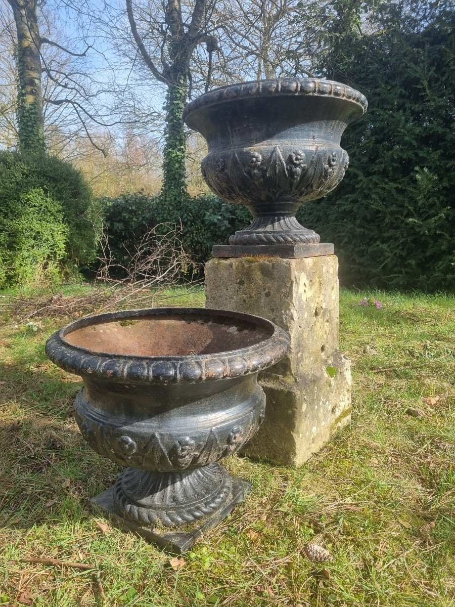 Vasques en Fonte estampillées" DUCEL Paris"-photo-1