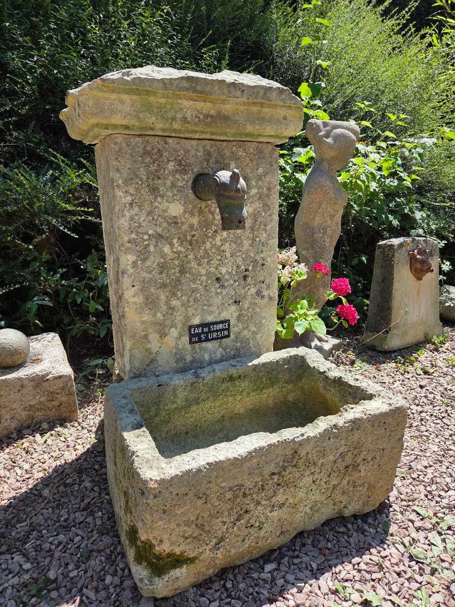 Fontaine de Village en Pierre-photo-2