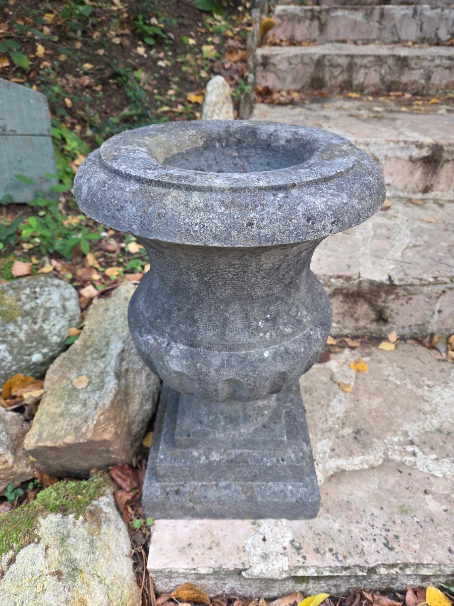 Vase de Jardin en Pierre Bleue....-photo-2