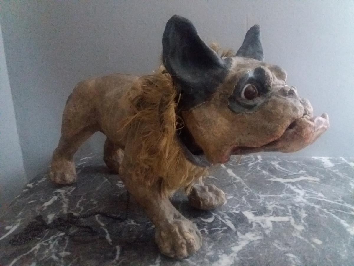Bouledogue  Ancien ...."growler" Vers 1880/1900-photo-3