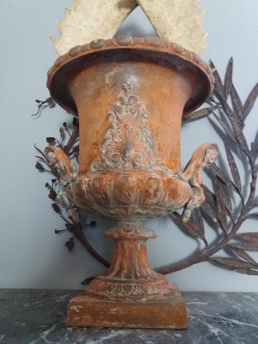Vase Medicis En Fonte De Fer....xixiém.-photo-2