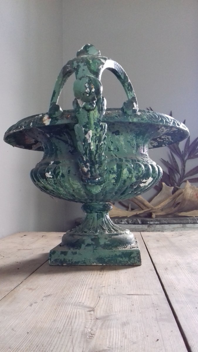 Vasque De Jardin En Fonte De Fer...-photo-1
