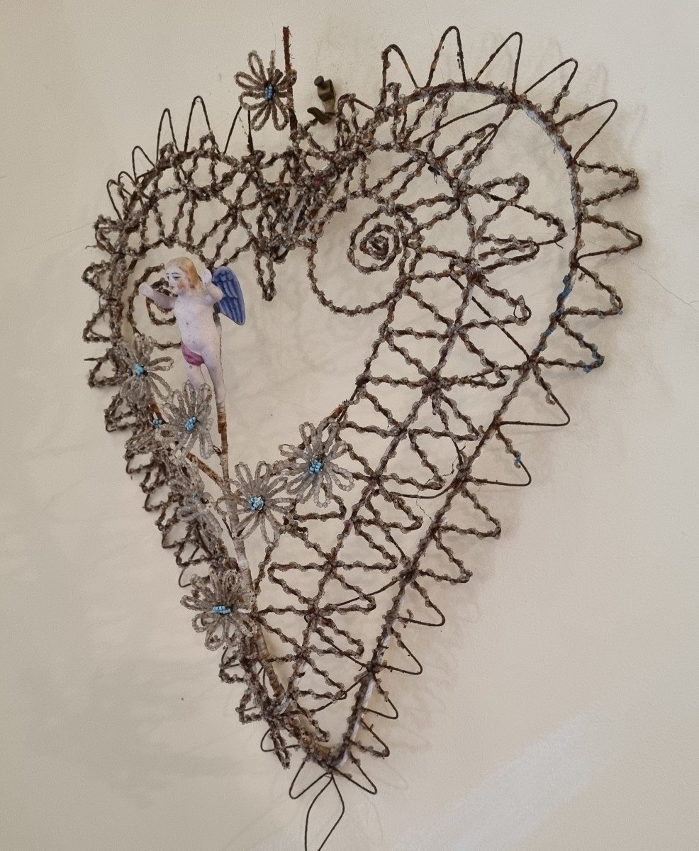 Ex-voto En Forme De Coeur... 1880/1900 (n*2)-photo-1